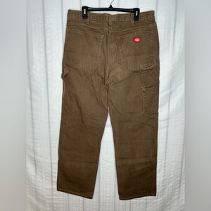 Dickies Men's Relaxed Heavyweight Duck Carpenter Brown Pants 36x31 Y2K VTG Hip
